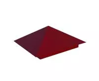 Колпак на столб классический 390х390 RAL 3005