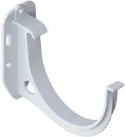 Кронштейн жёлоба, ПВХ, серия Элит, цвет Белый