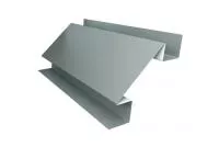 Планка угла внутреннего сложного Экобрус Grand Line 0,45 PE с пленкой RAL 7005 мышино-серый