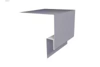 Планка околооконная сложная (Блок-хаус, Экобрус) Grand Line 200х75х25 0,45 Drap RAL 7004 сигнальный серый