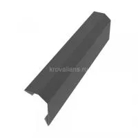 Пристенная планка накладная 30х20х50х20х2000мм GreenCoat Pural BT Matt 0,6мм RR23Matt