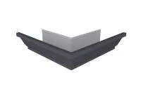 Угол желоба внешний Vortex Lite Matt 130мм RAL 7024 мокрый асфальт