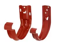 Кронштейн желоба универсальный с комплектом крепления металлический, белый RR20