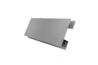 Планка H-образная Экобрус Grand Line 0,45 PE с пленкой RAL 7004 сигнальный серый