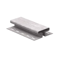 СЕРЕБРИСТЫЙ Соединительный профиль к сайдингу колл. ТИМБЕР-БЛОК серия ДУБ (3,05 м) 5шт/уп