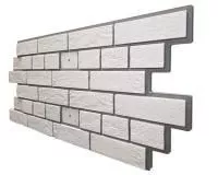 Термосайдинг Венецианский кирпич Белый 925х438х20 мм
