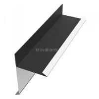 Торцевая планка сложная 140х40х85х2000мм Pural BT Matt 0,5мм RR33