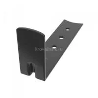 Кронштейн для начального ряда 86х41х2 мм, RAL 7024 Matt