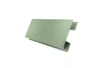 Планка H-образная БХ new 0,45 PE с пленкой RAL 6019 бело-зеленый