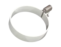 ТН МАКСИ 152/100 мм, хомут трубы, белый, шт.