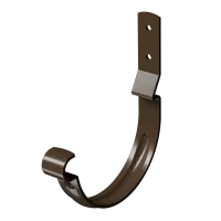 Карнизный крюк короткий (гнутый) STAL PREMIUM, каштан