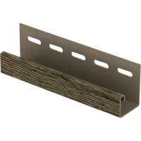 МОЖЖЕВЕЛОВЫЙ J-профиль к сайдингу колл. ХОКЛА ЩЕПАS-Lock (3,05 м) 20шт/уп