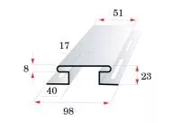 соединительная планка «Альта-Профиль», белая