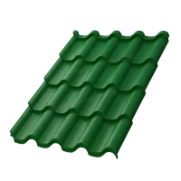 Металлочерепица МЕТАЛЛ ПРОФИЛЬ Монтерроса-S NormanMP (ПЭ-01-6002-0.5)