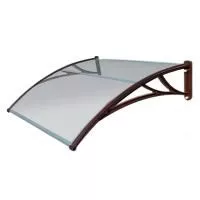 Усиленный козырек STOPrain (прозрачный/коричневый)