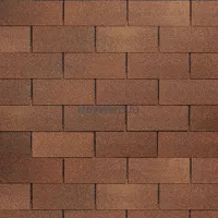 Гибкая черепица Шинглас (Shinglas) Классик Фламенко (Коричневый) /1 кв.м/