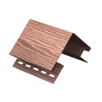 МОРЁНЫЙ Наружный угол к сайдингу колл. ТИМБЕР-БЛОК серия ДУБ (3,05 м) 5шт/уп