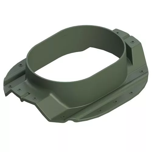 Аэратор кровельный TP-88/N | Кровельный вентиль для кровли из профнастила НС-35 Зелёный