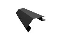 Угол внешний сложный 135гр БХ new 0,45 Drap RAL 9005 черный