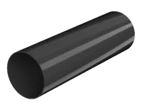 ТН ПВХ 125/82 мм, водосточная труба пластиковая (1,5 м), черный, шт.