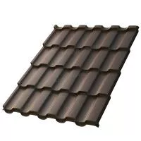 Металлочерепица МЕТАЛЛ ПРОФИЛЬ Монтекристо-X (VALORI-20-OxiBеige-0.5)