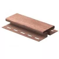 МОРЁНЫЙ Соединительный профиль к сайдингу колл. ТИМБЕР-БЛОК серия ДУБ (3,05 м) 5шт/уп