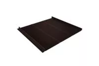 Кликфальц Line Grand Line 0,5 GreenCoat Pural BT с пленкой на замках RR 887 шоколадно-коричневый (RAL 8017 шоколад)