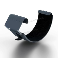 Соединитель желоба D125 Foramina Freeze (FRZ_D-01-Grey\Grey-0.6)