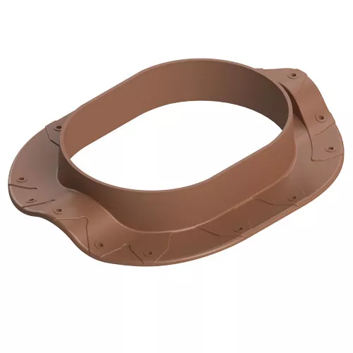 Аэратор кровельный TP-88/S | Кровельный вентиль для кровли из металлочерепицы «Монтеррей» Терракотовый