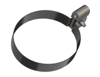 ТН ОПТИМА 120/80 мм, хомут трубы металлический 140 мм, чёрный, шт.