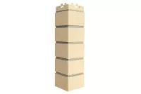 Угол Grand Line Клинкерный кирпич Design бежевый со швом RAL 7006