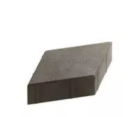 Тротуарная плитка Steingot Практик 60 из серого цемента с полным прокрасом ромб темно-серая 200х200х60 мм