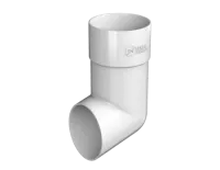 ТН ПВХ 125/82 мм, слив трубы, белый, шт.