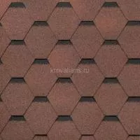 Гибкая черепица Шинглас (Shinglas) Комфорт Сальса (Личи) /1 кв.м/