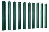 3D штакетник фигурный металлический, покрытие neomatt