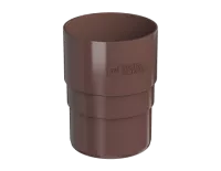 ТН ПВХ 125/82 мм, муфта трубы, коричневый, шт.
