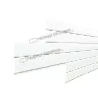 Сайдинг МЕТАЛЛ ПРОФИЛЬ Lбрус-15х240 (ПЭ-01-9003-0.5)