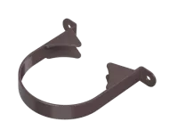 ТН ОПТИМА 120/80 мм, хомут трубы пластиковый, темно-коричневый, шт.