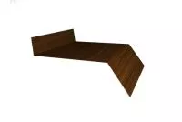 Отлив простой 250 0,45 Print Elite Choco Wood