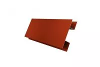 Планка H-образная 0,45 PE с пленкой RAL 2004 оранжевый