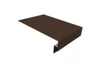 Планка околооконная сложная 300х50х18 (j-фаска) 0,45 PE с пленкой RAL 8017 шоколад