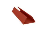 Планка стыковочная сост. нижняя 0,45 Drap RAL 8004 терракота