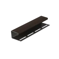 j-профиль 16 мм, шоколад