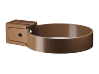 Хомут универсальный для водосточной трубы PREMIUM, каштан