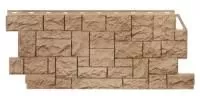 Фасадная панель «FineBer», дикий камень песочный