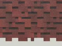 Гибкая черепица EUROPA, МАТРИЦА, Красный