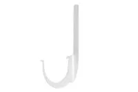 Кронштейн жёлоба новый, Металл, серия Элит, цвет Белый