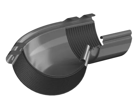 ТН МВС 125/90 мм внешний угол желоба 135°, коричневый