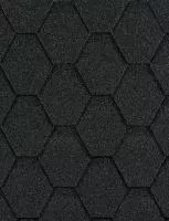 Гибкая черепица EURASIA, ШЕСТИГРАННИК, Серый