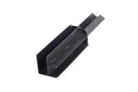 Элемент угловой металлический для грядки ДПК Grand Line 150мм Венге